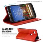 For Google Pixel 3a XL MUXMA MX109 Horizontal Flip Leather Case with Holder & Card Slot & Wallet(Red) - 4