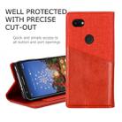 For Google Pixel 3a XL MUXMA MX109 Horizontal Flip Leather Case with Holder & Card Slot & Wallet(Red) - 5