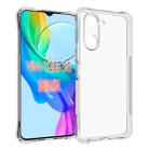 For vivo Y28s 5G Global Shockproof Non-slip Thickening TPU Phone Case(Transparent) - 1