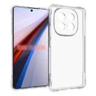 For vivo iQOO 13 Shockproof Non-slip Thickening TPU Phone Case(Transparent) - 1