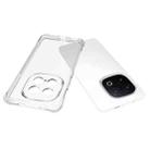 For vivo iQOO 13 Shockproof Non-slip Thickening TPU Phone Case(Transparent) - 3