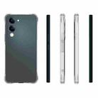 For vivo Y29s 5G / Y04 4G Shockproof Non-slip Thickening TPU Phone Case(Transparent) - 2