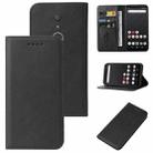 For Fujitsu Arrows Be4 Plus/F-41B/BZ02 Magnetic Closure Leather Phone Case(Black) - 1