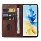 For CUBOT Note 40 Magnetic Closure Leather Phone Case(Brown) - 3