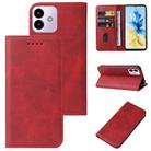 For CUBOT Note 40 Magnetic Closure Leather Phone Case(Red) - 1