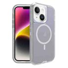 For iPhone 14 Shockproof MagSafe Magnetic Phone Case(Transparent Grey) - 1