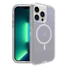 For iPhone 13 Pro Max Shockproof MagSafe Magnetic Phone Case(Transparent Grey) - 1