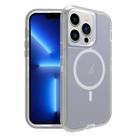 For iPhone 13 Pro Shockproof MagSafe Magnetic Phone Case(Transparent Grey) - 1