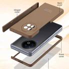For vivo X Fold2 Extraordinary Series Hinged Folding Full Phone Case(Coffee) - 3