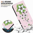 For Samsung Galaxy A24 4G Crystal Texture Colored Drawing Leather Phone Case(Lily) - 7