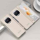 For Huawei Mate X3 Extraordinary Series Hinged Folding Full Coverage Phone Case with Pen Slot & Stylus(White) - 1