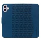 For iPhone 16 Business Diamond Buckle Leather Phone Case with Lanyard(Royal Blue) - 3