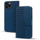 For iPhone 16 Pro Max Business Diamond Buckle Leather Phone Case with Lanyard(Royal Blue) - 1