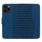 For iPhone 16 Pro Max Business Diamond Buckle Leather Phone Case with Lanyard(Royal Blue) - 3