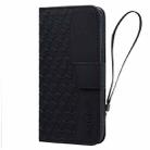 For iPhone 16 Pro Max Business Diamond Buckle Leather Phone Case with Lanyard(Black) - 2