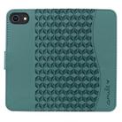 For iPhone 16e Business Diamond Buckle Leather Phone Case with Lanyard(Green) - 3