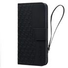 For iPhone 17 Pro Max Business Diamond Buckle Leather Phone Case with Lanyard(Black) - 2