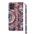 For Motorola Moto G Power 2023 3D Painted Leather Phone Case(Colorful Mandala) - 3