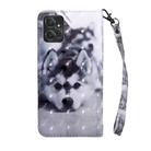 For Motorola Moto G Power 2023 3D Painted Leather Phone Case(Husky) - 3