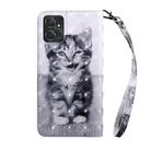For Motorola Moto G Power 2023 3D Painted Leather Phone Case(Smile Cat) - 3