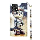 For Motorola Moto G Stylus 5G 2023 3D Painted Leather Phone Case(Naughty Cat) - 3