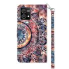 For Motorola Moto G Stylus 5G 2023 3D Painted Leather Phone Case(Colorful Mandala) - 3