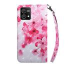 For Motorola Moto G Stylus 5G 2023 3D Painted Leather Phone Case(Red Flower) - 3