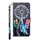 For Motorola Moto G54 3D Painted Leather Phone Case(Colorful Dreamcatcher) - 2