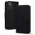 For Xiaomi Redmi Note 10  Pro Business Diamond Buckle Leather Phone Case with Lanyard(Black) - 1