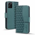 For Xiaomi Redmi Note 12 Pro 5G Global Business Diamond Buckle Leather Phone Case with Lanyard(Green) - 1