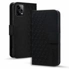 For Xiaomi Redmi Note 12 Pro+ 5G Global Business Diamond Buckle Leather Phone Case with Lanyard(Black) - 1