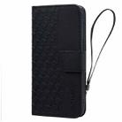 For Google Pixel 4a 5G Business Diamond Buckle Leather Phone Case with Lanyard(Black) - 2