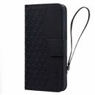 For Google Pixel 5 Business Diamond Buckle Leather Phone Case with Lanyard(Black) - 2