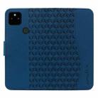 For Google Pixel 5a Business Diamond Buckle Leather Phone Case with Lanyard(Royal Blue) - 3