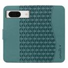 For Google Pixel 8 Business Diamond Buckle Leather Phone Case with Lanyard(Green) - 3