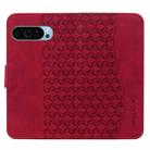 For Google Pixel 9 Pro Business Diamond Buckle Leather Phone Case with Lanyard(Wine Red) - 3