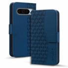 For Google Pixel 9 Pro XL Business Diamond Buckle Leather Phone Case with Lanyard(Royal Blue) - 1