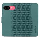For Google Pixel 9a Business Diamond Buckle Leather Phone Case with Lanyard(Green) - 3