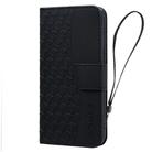 For Google Pixel 9a Business Diamond Buckle Leather Phone Case with Lanyard(Black) - 2