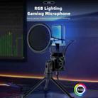 Yanmai X1R E-Sports Gaming Desktop Microphone with RGB Light & Blowout Net - 2