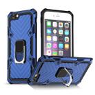 For iPhone 6 / 6s Cool Armor PC+TPU Shockproof Case with 360 Degree Rotation Ring Holder(Blue) - 1