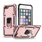 For iPhone 6s Plus / 6 Plus Cool Armor PC+TPU Shockproof Case with 360 Degree Rotation Ring Holder(Rose Gold) - 1