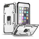 For iPhone 8 Plus / 7 Plus Cool Armor PC+TPU Shockproof Case with 360 Degree Rotation Ring Holder(Silver) - 1