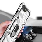 For iPhone 8 Plus / 7 Plus Cool Armor PC+TPU Shockproof Case with 360 Degree Rotation Ring Holder(Silver) - 2