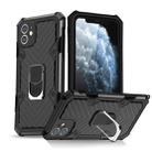 For iPhone 11 Cool Armor PC+TPU Shockproof Case with 360 Degree Rotation Ring Holder(Black) - 1