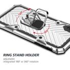 For iPhone XR Cool Armor PC+TPU Shockproof Case with 360 Degree Rotation Ring Holder(Silver) - 6