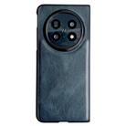 For OPPO Find N5 Crazy Horse Texture PU + PC Phone Case(Blue) - 1