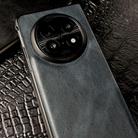 For OPPO Find N5 Crazy Horse Texture PU + PC Phone Case(Blue) - 3