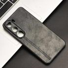 For vivo V40 Lite 4G / 5G IDN Cow Pattern Sewing Back Cover Phone Case(Black) - 2