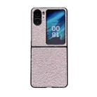 For OPPO Find N2 Flip Glitter Frosted Shockproof Phone Case(Pink) - 1